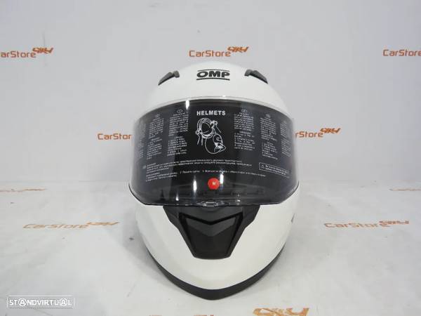 Capacete OMP Circuit EVO Preto Matte + Amarelo + Branco - 10