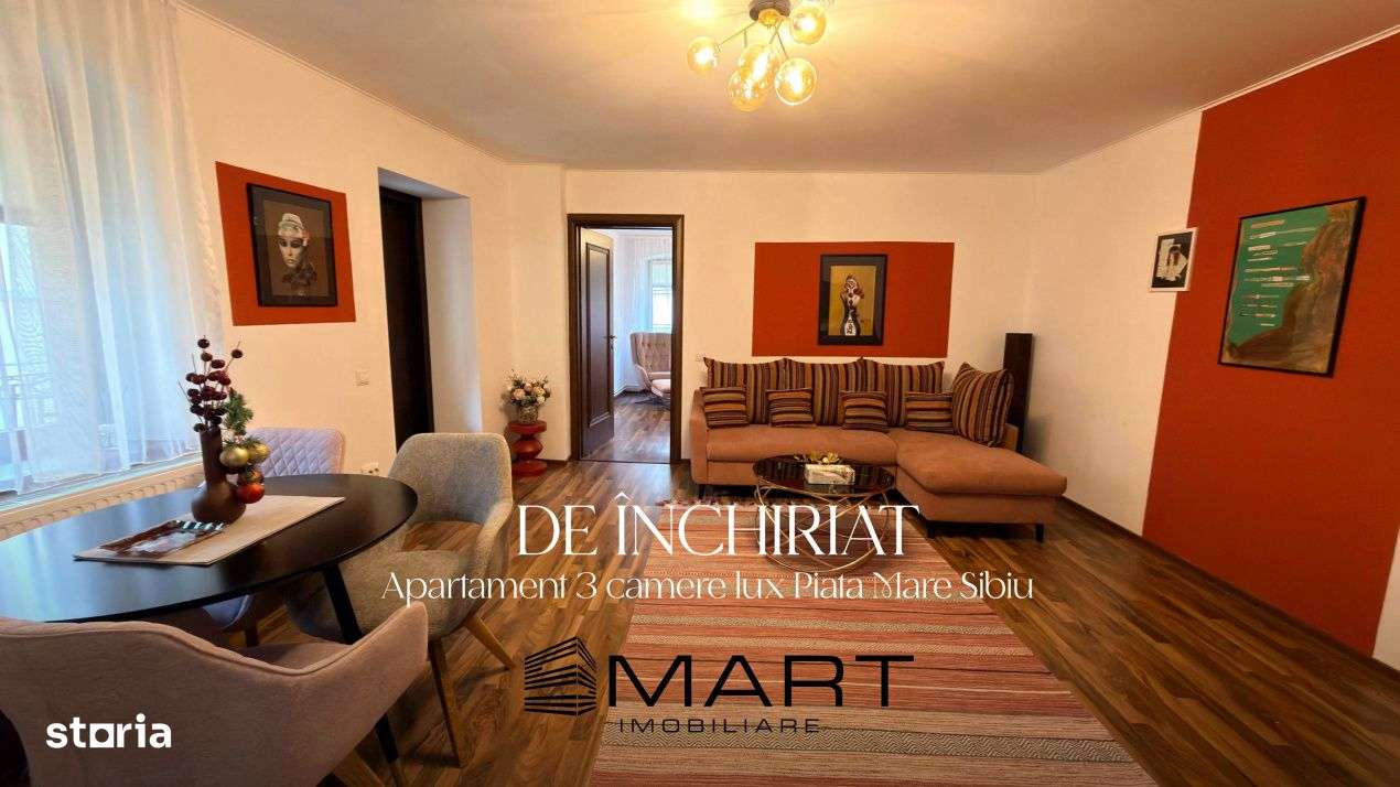 Apartament lux 3 camere zona Ultracentral Sibiu - Imagine principală: 1/7