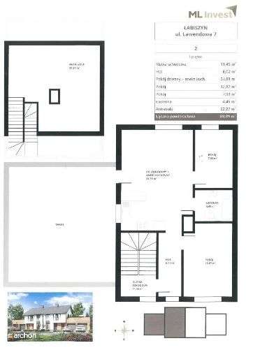 Nowe mieszkanie z garażem, Łabiszyn, Lawendowa 7 - Pełny obrazek: 2/3