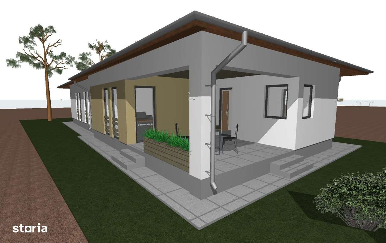 Casa 4 camere  120 mp,480 mp teren 0% comision - Imagine principală: 1/20