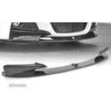 SPOILER FRONTAL PARA BMW F30 F31 M.TECH 11- LOOK M PERFORMANCE PRETO BRILHO - 4