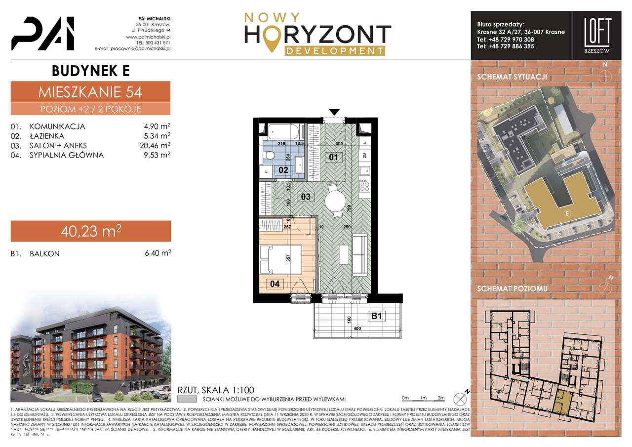 LOFT Rzeszów 2 pokojowe mały metraż - Pełny obrazek: 2/19