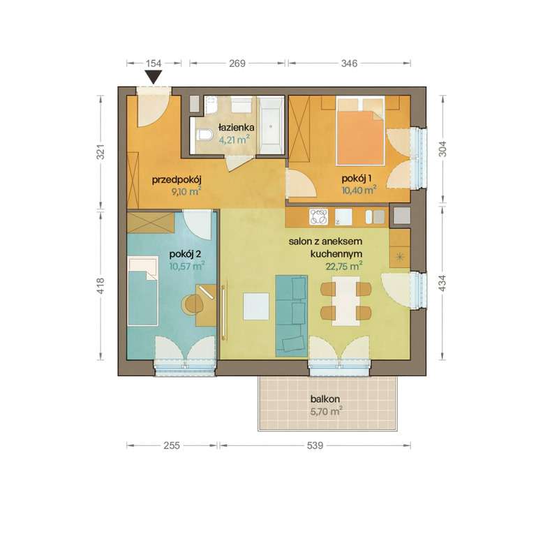 ⭐ ★ Katowice  3 pok. W promocyjnej cenie  ⭐ ★-2