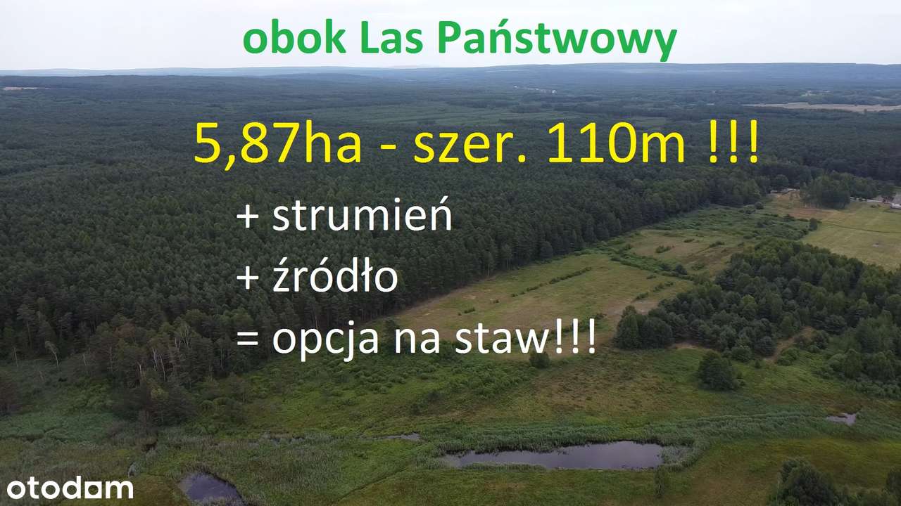 5,87ha = 6,9% wsi Trawniki szer. 110 x 536-1