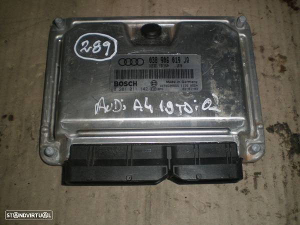 Centralina 038906019JQ 0281011142 AUDI A4 2003 1,9 TDI BOSCH AUDI A4 B6 2003 1.9TDI 130CV 4P AZUL BOSCH - 2