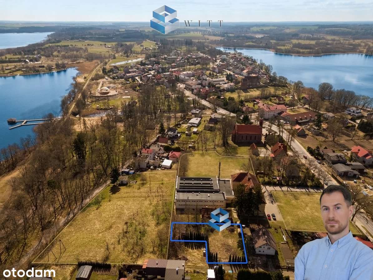 Działka w Dąbrównie, na uboczu a jednak w centrum