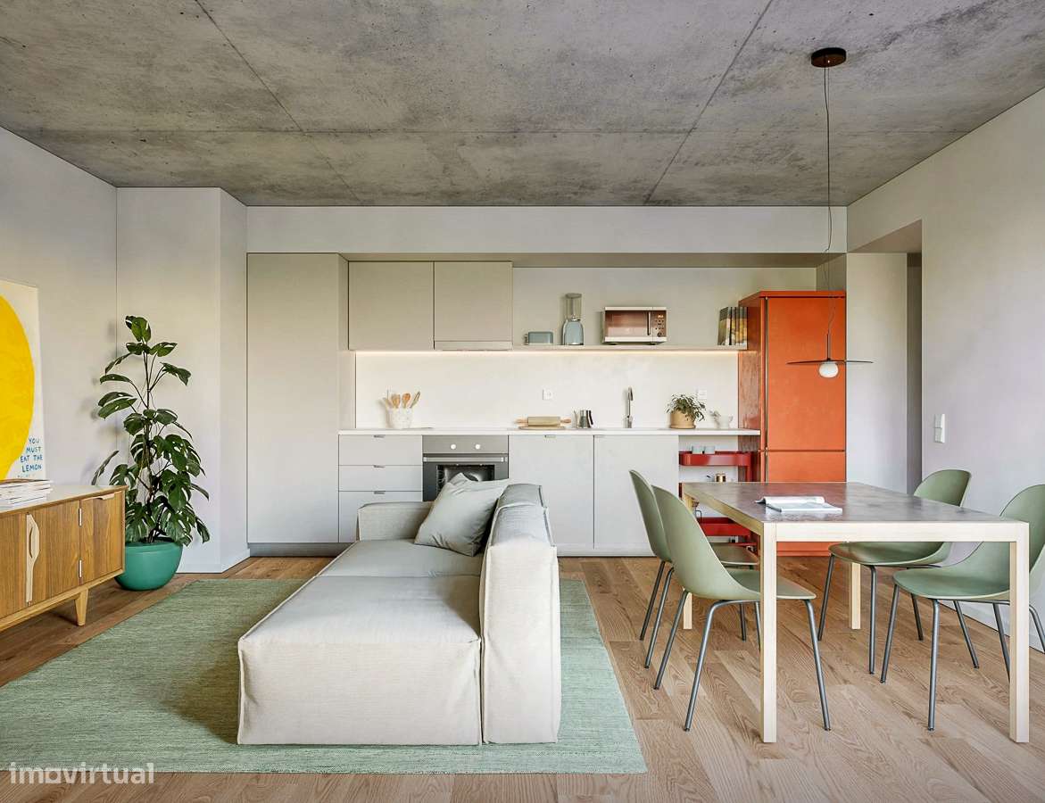 Apartamento T1+ 1 com varanda em Leça da Palmeira.-11