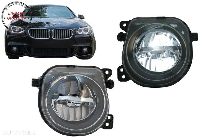 Proiectoare Ceata Lumini de Ceata BMW Seria F07 F10 F11 F18 LCI (2014-up) Facelift- livrare gratuita - 11
