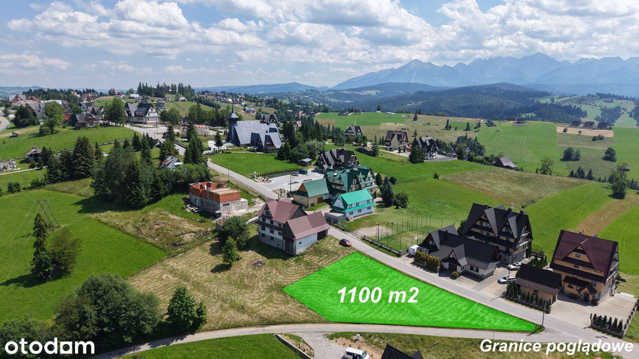 Działka w Gliczarowie Górnym przy ul. Wierchowej - Pełny obrazek: 2/6