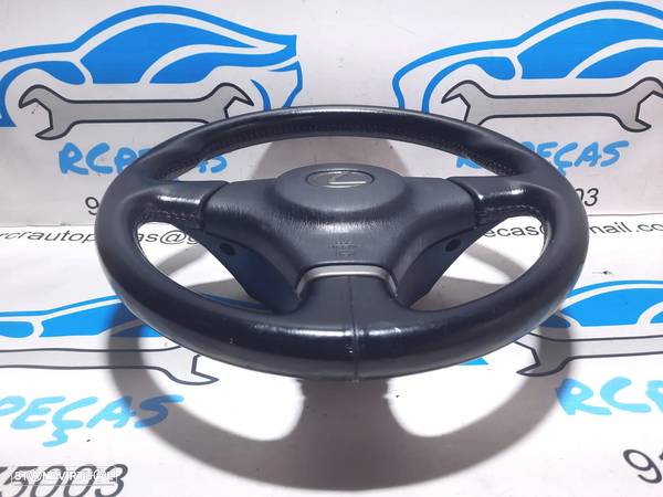 VOLANTE GUIADOR COMPLETO LEXUS IS I 1 MK1 E1 IS200 4510053050C1 PELE AIRBAG - 4