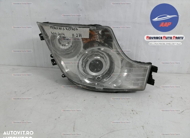 Far Dreapta cu bi xenon original Mercedes-Benz Actros 2541L generatia Autobasculanta OEM - 1