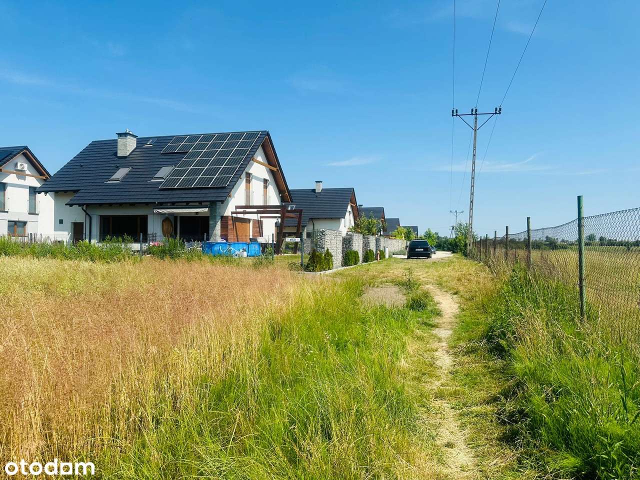 działka budowlana  z mediami pod lasem-10