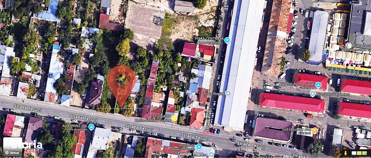 Teren de vanzare, 800mp, str Tecuci nr.60, langa Piata Centrala Galati - Imagine principală: 3/3