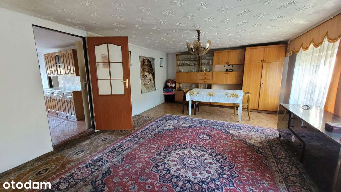 Pół domu + działka + kamienna stodoła + 2garaże w Dziwiszowie-7