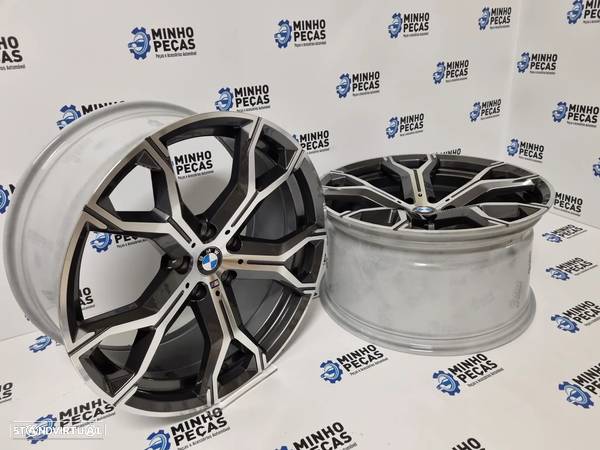 Jantes BMW Style 741 X5/X6 M50D em 20 (5x120) GunMetal - 6