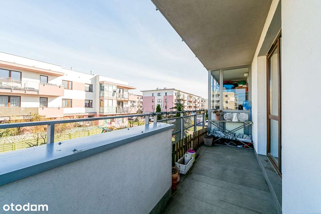 Rozkładowe mieszkanie z dużym balkonem, 1 piętro.-8