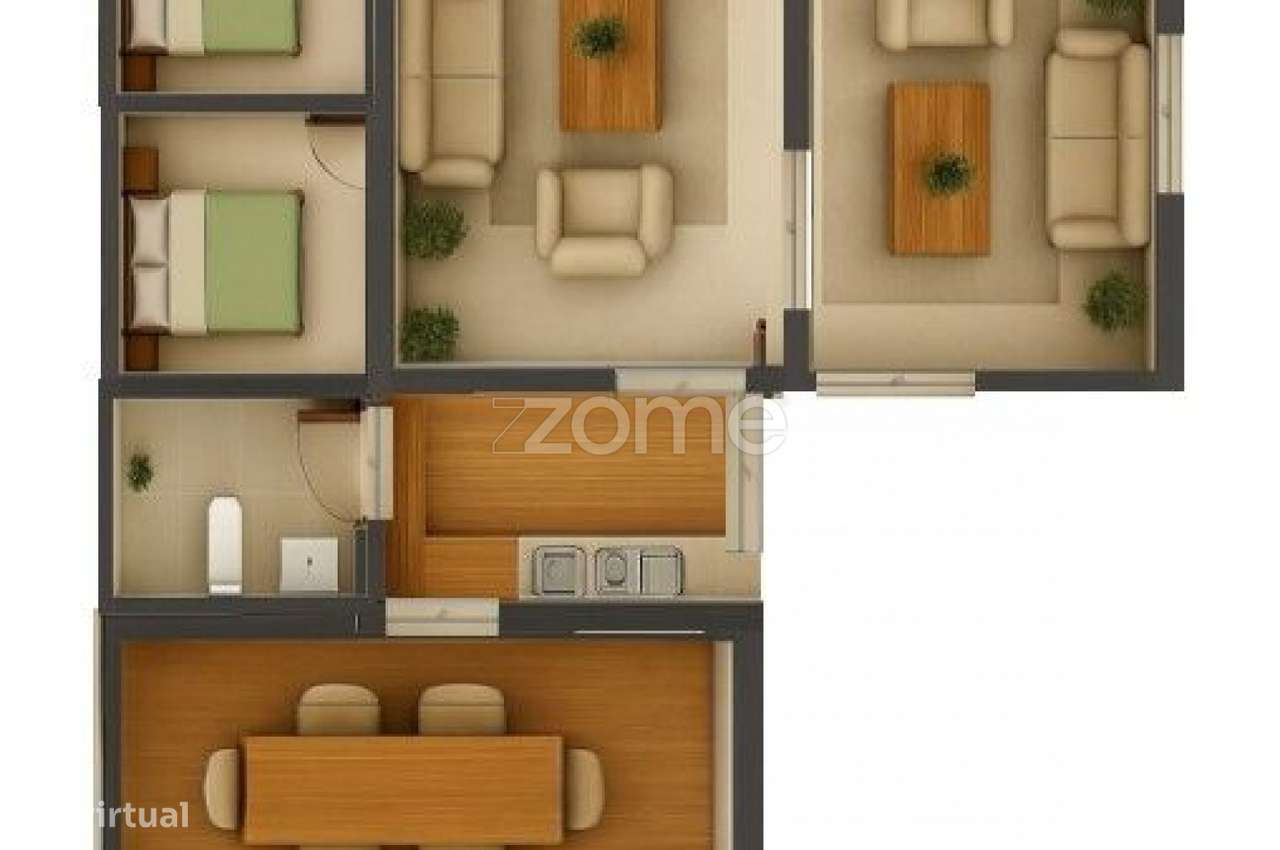 Moradia T2+2 | Garagem | Alvaiázere | Ao abrigo do Simplex-37