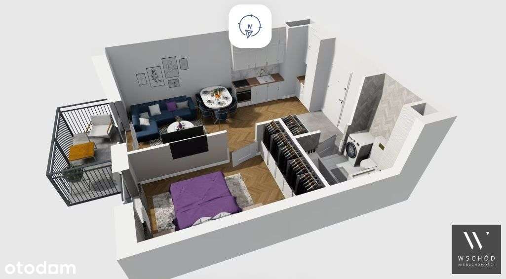 Komfortowe 2 pokoje + balkon | Promocja-2