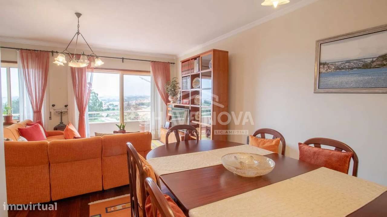 PS - Apartamento Familiar T3+1 com terraços Vista Mar em Canidelo-3