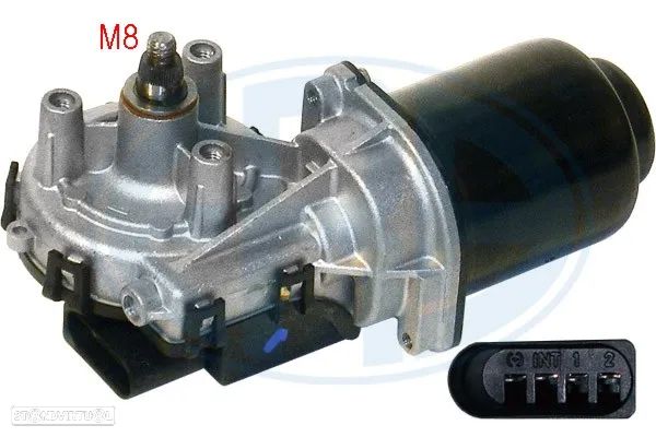 Motor do limpa vidros Citroen Nemo Fiat Fiorino Qubo Peugeot Bipper 6401H0 - 1