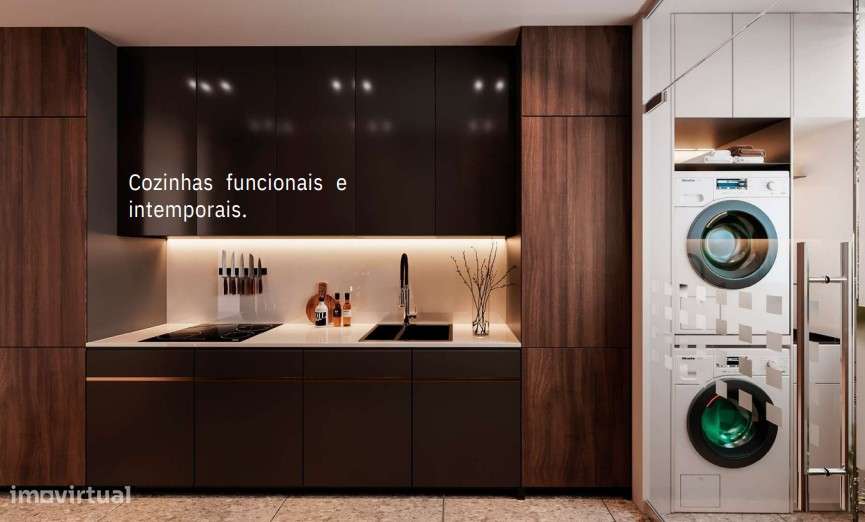 Vende-se T2 novo com varanda, à estação metro Francos-3