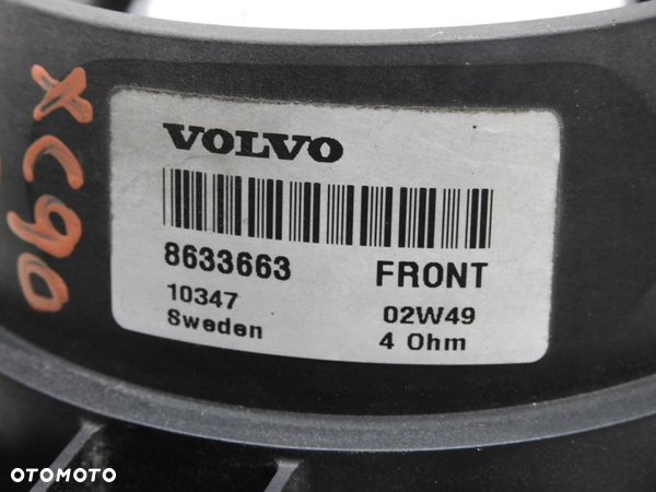 GŁOŚNIK PRZEDNI PRZÓD VOLVO XC90 I 8633663 - 8