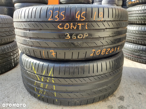 235/45R19 Opony Letnie Lato Continental ContiSportContact 5 SSR MOE 4,5mm Legnica ALU-RAD 235/45 5-6mm - 2