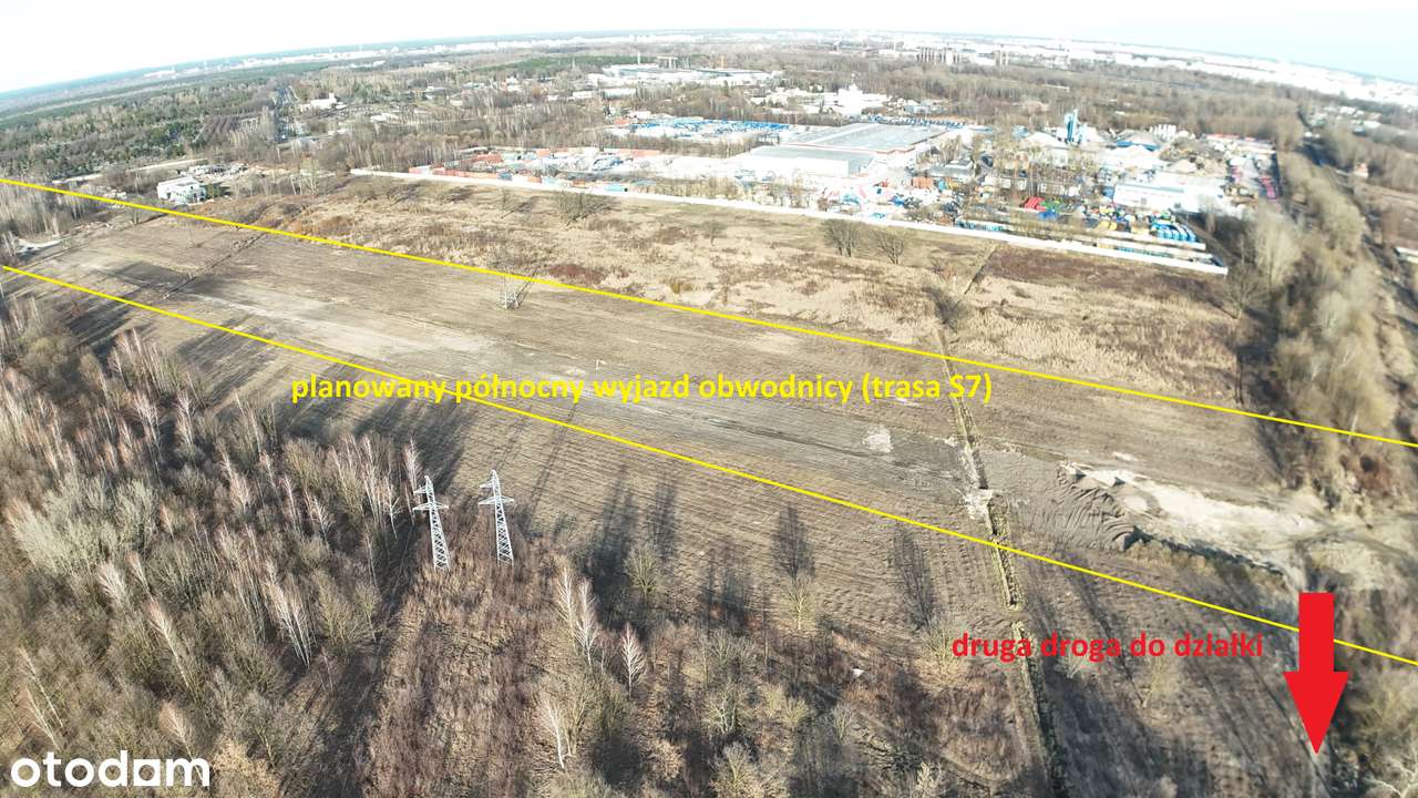 Działka 2175m2 z Halą, 14km od centrum Warszawy - Rotunda - Pełny obrazek: 2/10