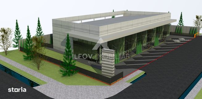 Teren 1398mp cu autorizatie spatiu comercial 585mp, randament bun-9
