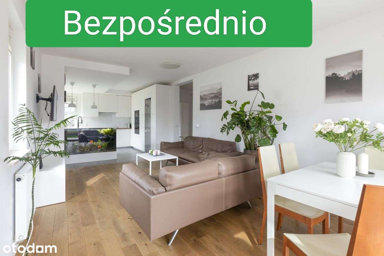 BEZPOSR 85m 4 pok wysoki standard, ogródek