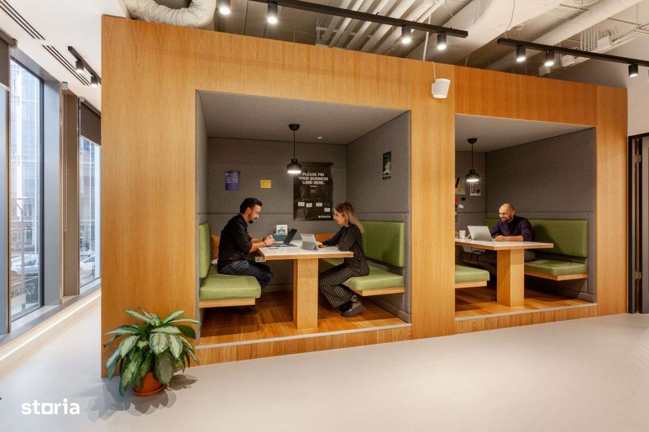 Spațiu de birou frumos proiectat pentru 1 persoană în Spaces Expo - Imagine principală: 5/12