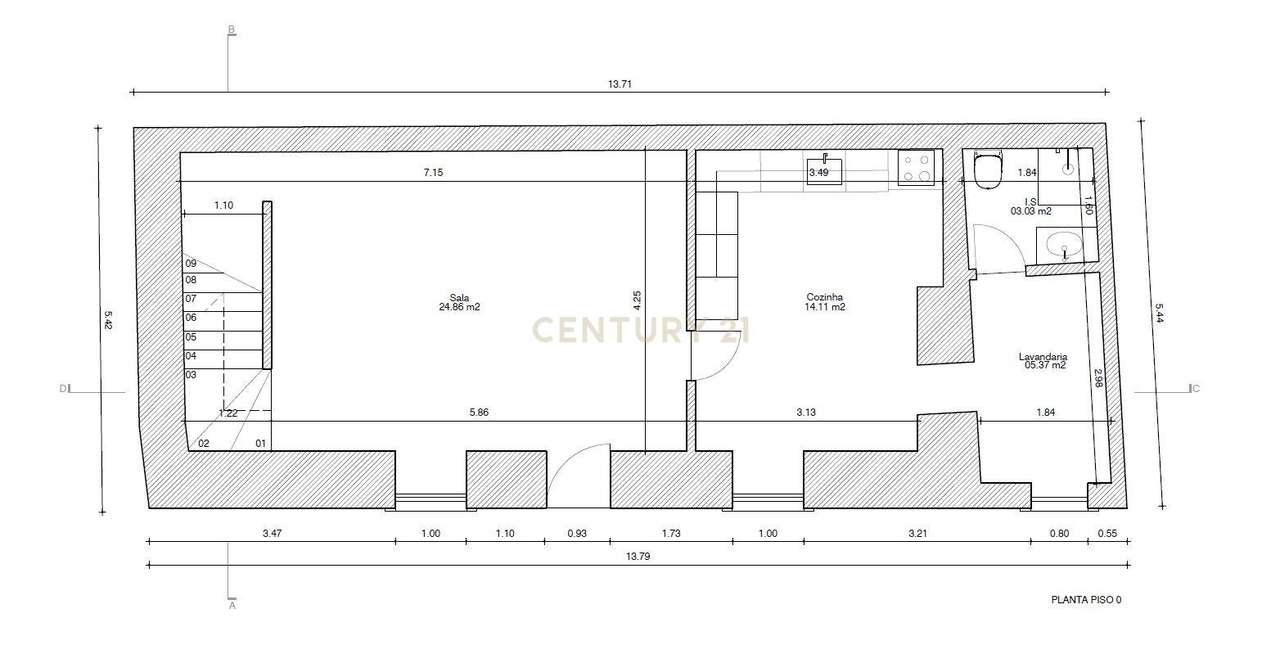 Moradia T3 no Centro Histórico de Laveiras, Caxias – Elevado Potencial - Grande imagem: 2/5