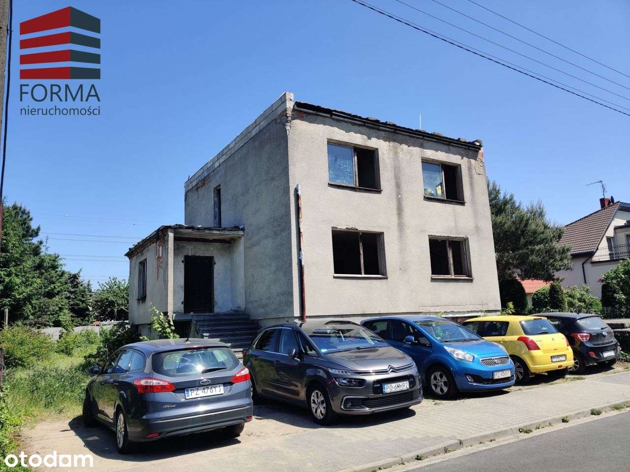 Działka z budynkiem do wyburzenia-2