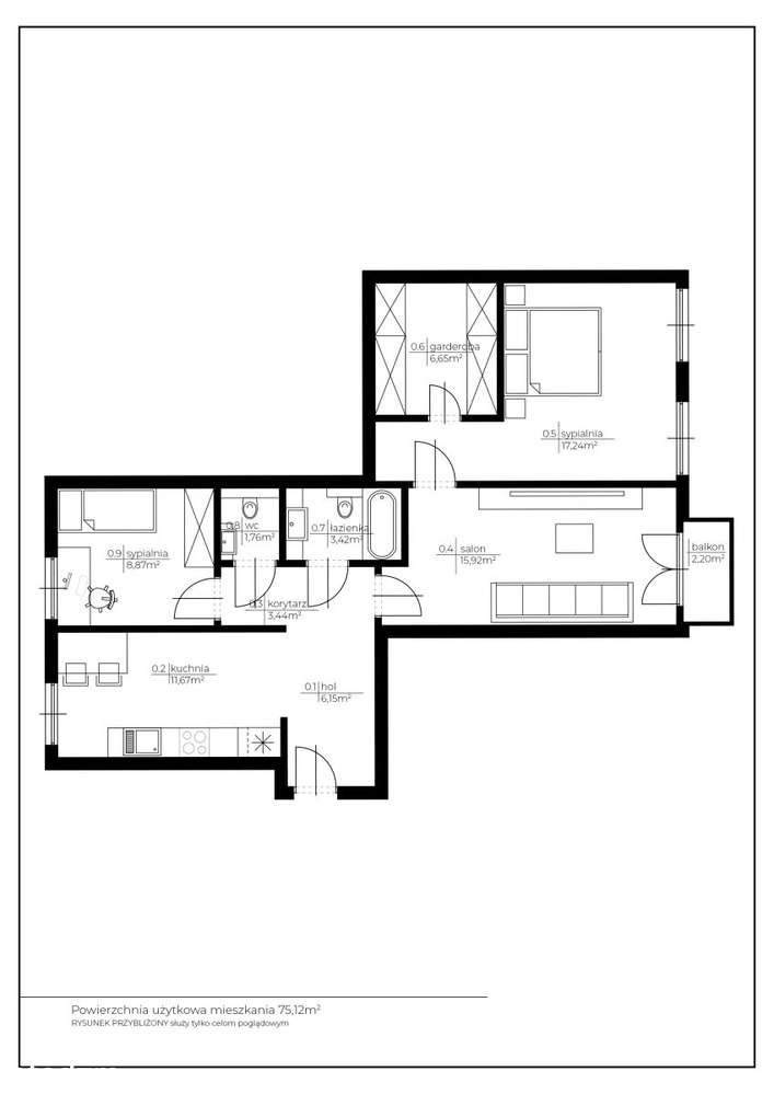 Trzypokojowe po remoncie w kamienicy-12