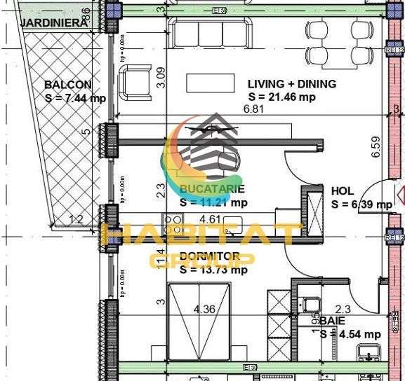 Mihai Bravu 2 camere decomandat 65 mp doar 5 minute metrou - Imagine principală: 2/7