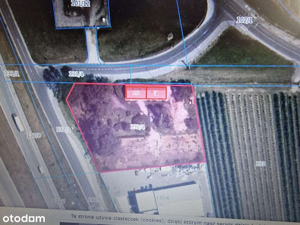 Działka przemysłowo - usługowa przy S7-10