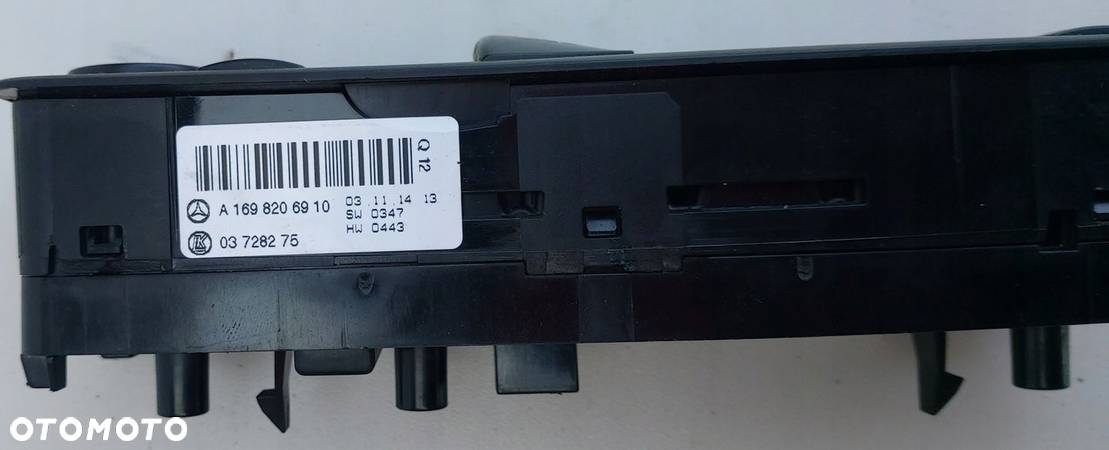 PANEL PRZEŁĄCZNIK SZYB LUSTEREK MERCEDES W169 W245 A1698206910 - 3