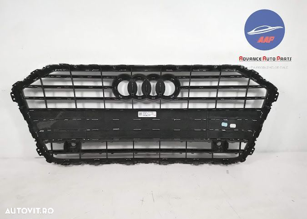 Grila Centrala Radiator originala cu senzori Audi A6 C8 2018 2019 2020 4k0853651B - 4