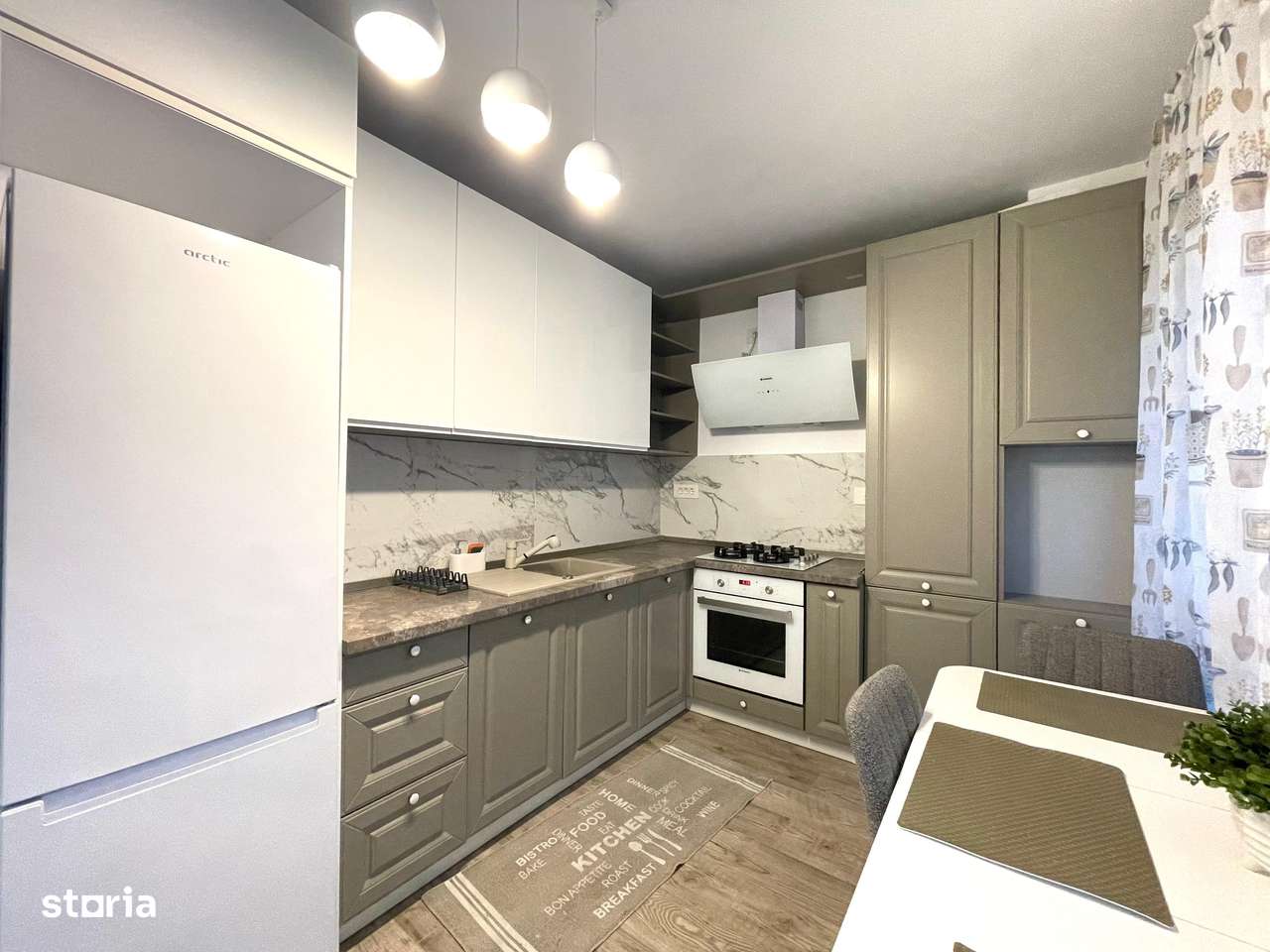 Apartament nou - 2 camere- complet mobilat si utilat - superpozitie - Imagine principală: 3/8