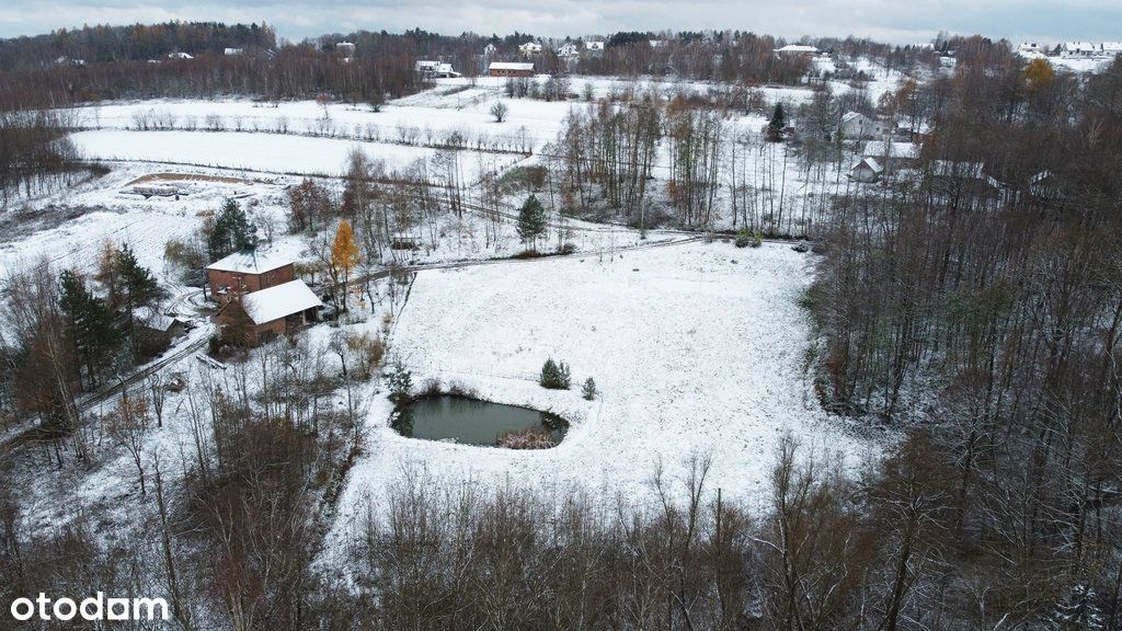 Działka ze stawem 10 km od centrum Rzeszowa