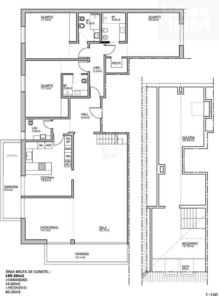 Vendo T3+1  Duplex Centro de Carcavelos Luxo-22