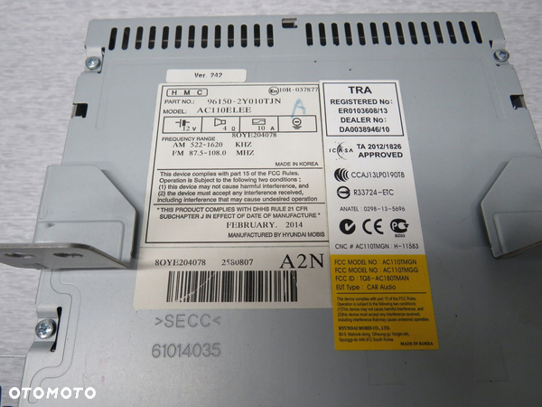 HYUNDAI IX35 RADIO FANRYCZNE 96150-2Y010 - 4