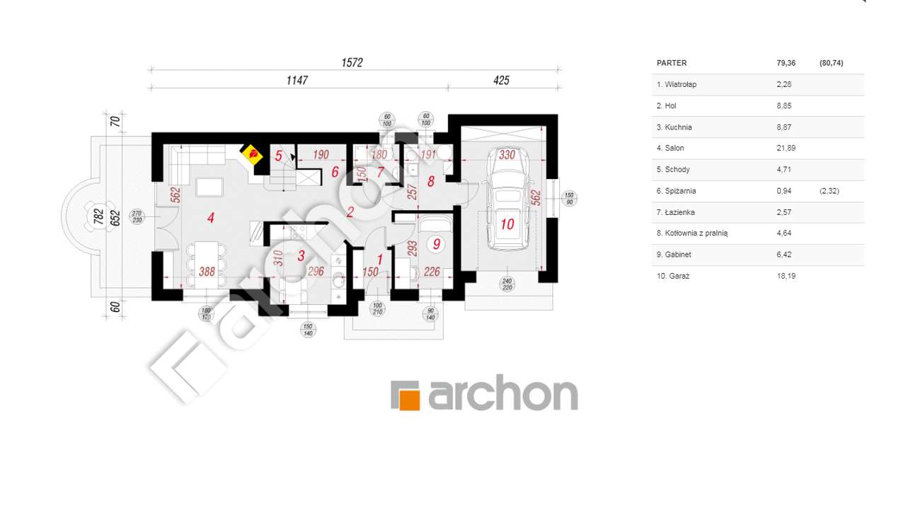 Dom w znakomitej lokalizacji - gotowy SSZ z elewacją i ogrodzeniem - Pełny obrazek: 4/5