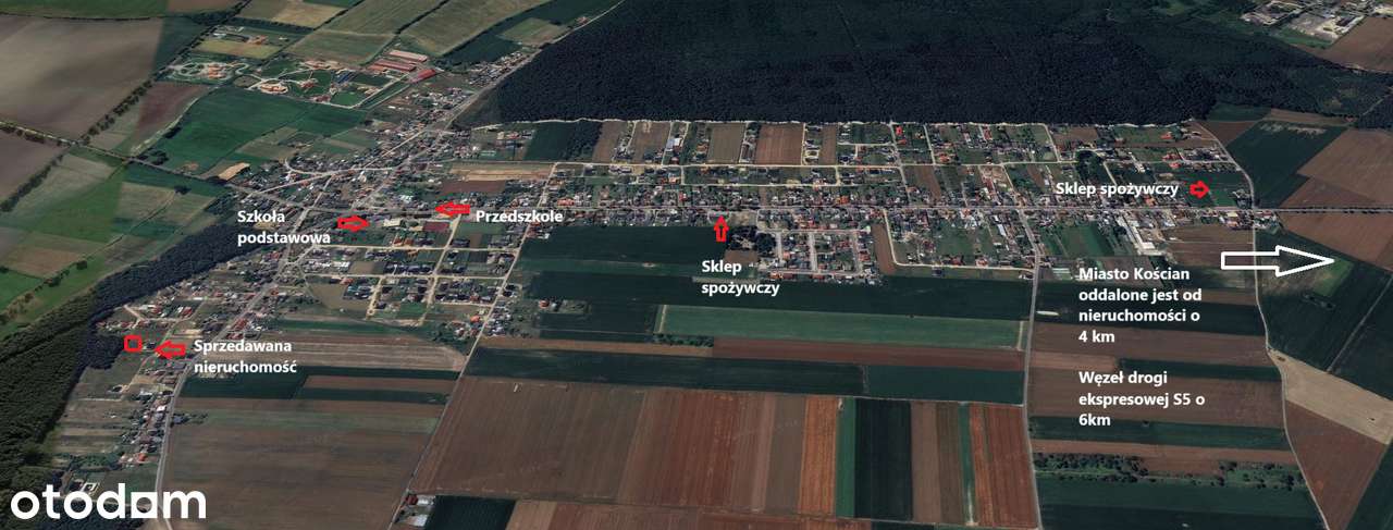 Piękna działka budowlana pod lasem w Starym Luboszu-6