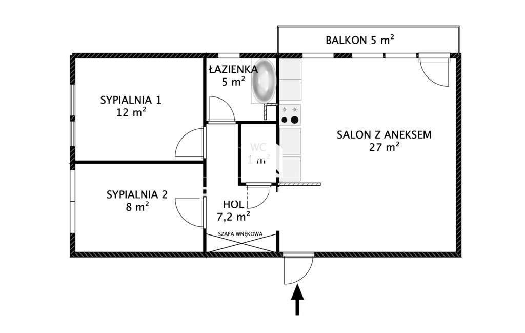 Rozkładowe mieszkanie blisko Metra Kondratowicza-6