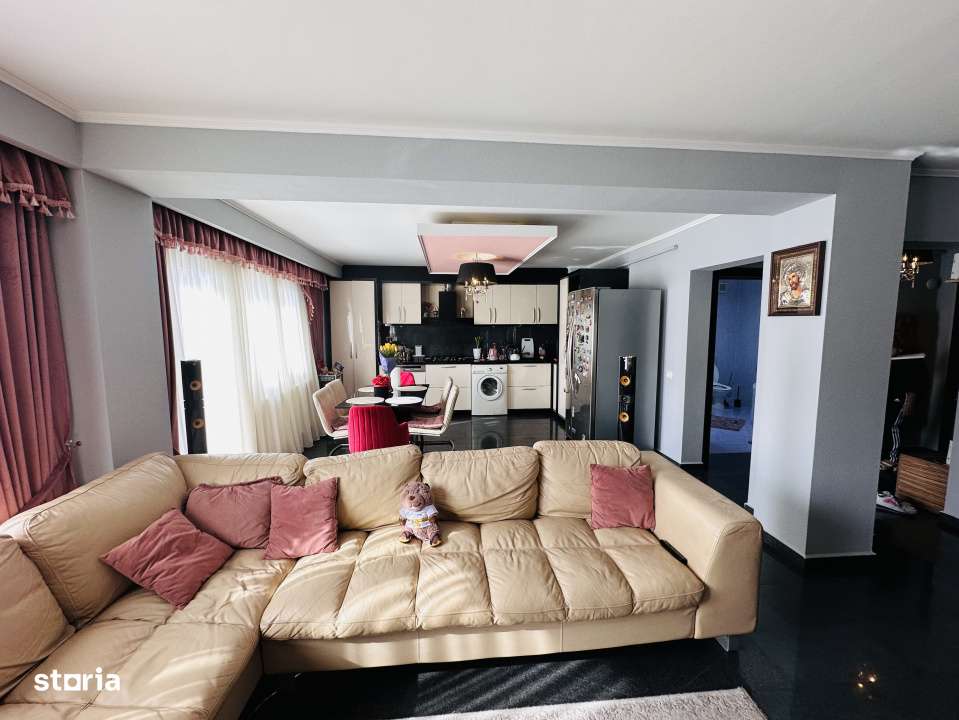 Duplex 3 camere, mobilat utilat utra-lux, 147 mp, Rosu, Militari Resid-4