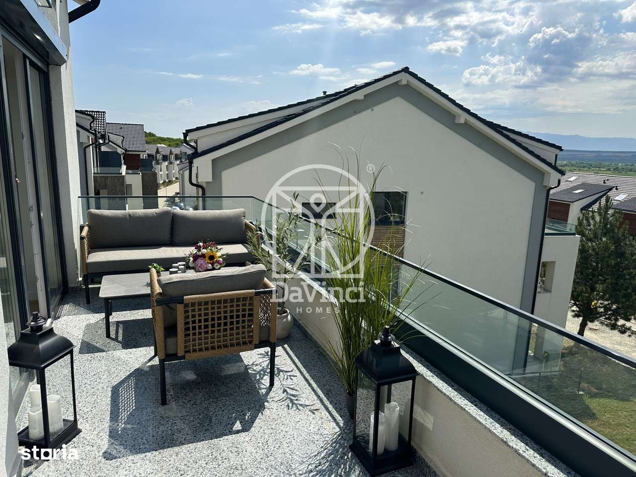 Penthouse 3 camere, intabulat, finisat la cheie, contoare montate-5