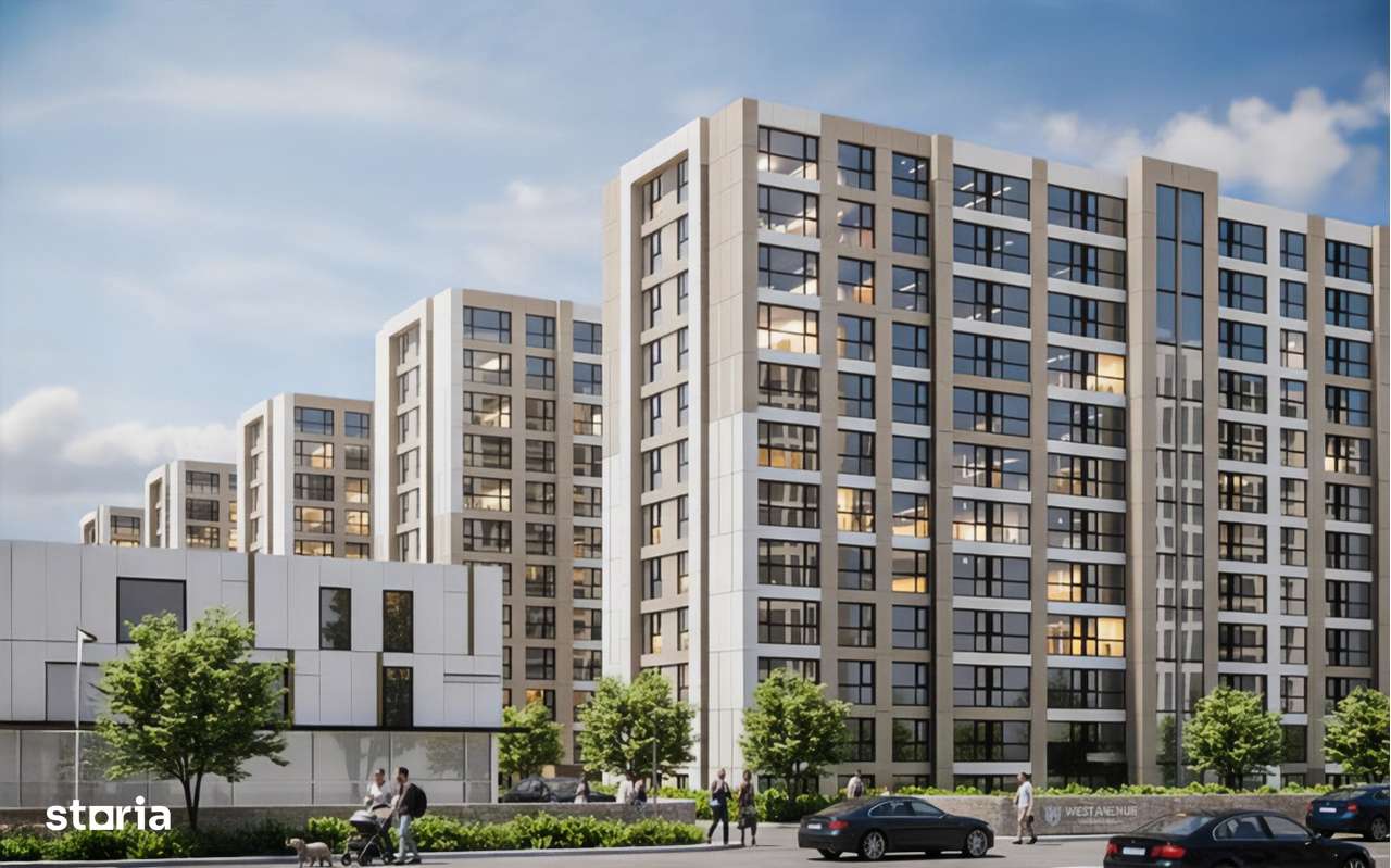 2 camere de vanzare zona Militari Sector 6 West Avenue
