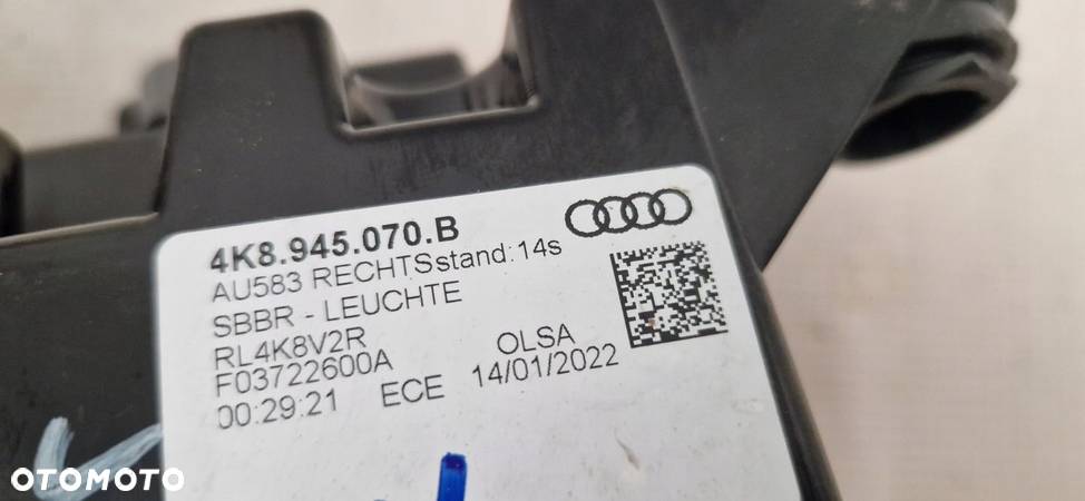 AUDI A7 S7 4K8 LED MATRIX LAMPA TYLNA PRAWA - 5