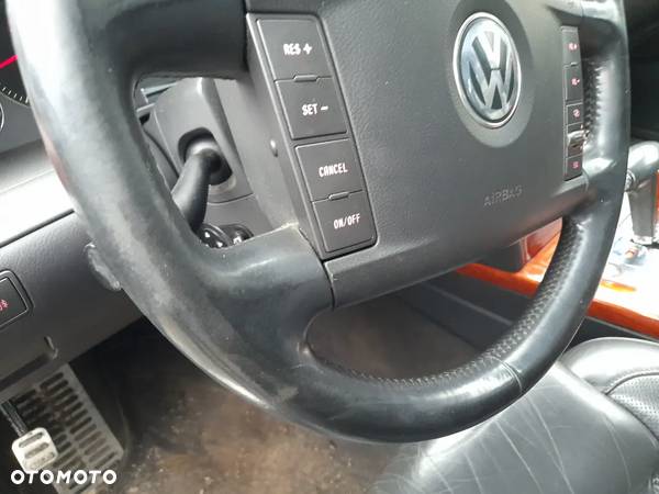 VW PHAETON KIEROWNICA AIRBAG KIEROWCY SKÓRA MULTIFUNKCYJNA MULTI - 3